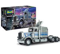 Revell- Peterbilt 359 Kit de Modelo de plástico, Color Plateado (12627)