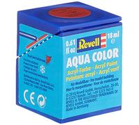 Revell Pintura acrílica color aguamarina de 18 ml (acabado mate rojo carmín)