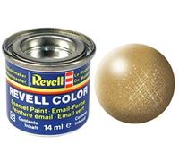 Revell Pintura esmaltada de Color para Correo electrónico de 14 ml (Acabado metálico Dorado)