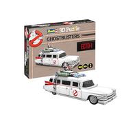 Revell Puzzle 3D 00222 Cazafantasmas Ecto-1, 120 piezas, muy detallado, 33 cm de longitud, divertido y fácil de construir
