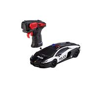 Revell- RC Scale Car Lamborghini Aventador Police, Mando a Distancia GHz para diestros/Zurdos, iluminación Frontal, 1:24, 19,9 cm Coche teledirigido, Color Verde (24663)