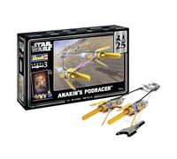 Revell Set de regalo 05639 Anakin's Podracer: Star Wars EP1 25 aniversario escala 1:31 kit de modelo de plástico sin construir con accesorios