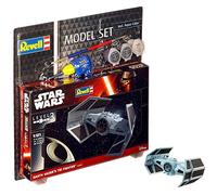 Revell Star Wars Juego Darth Vader 's Tie Figh en Kit Modelo con Base Accesorios, fácil Pegar y para pintarlas, Escala 1: 121 (63602), Multicolor, Largo 7.1 cm