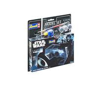 Revell Star Wars Juego Darth Vader 's Tie Figh en Kit Modelo con Base Accesorios, fácil Pegar y para pintarlas, Escala 1: 121 (63602), Multicolor, Largo 7.1 cm