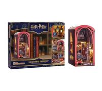 Revell Tiny Adventures Tiny Adventures - Harry Potter Hogwarts Express Book Nook - con iluminación LED, Miniatura 3D DIY artesanía de Madera