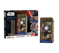 Revell Tiny Adventures Tiny Adventures - Star Wars Battle of Endor - con iluminación LED, Miniatura 3D DIY artesanía de Madera
