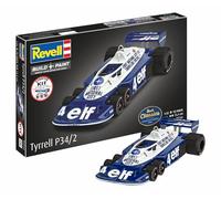 Revell Tyrrell P34/2 77741 - Kit de iniciación de 6 ruedas escala 1:32, kit de modelo de plástico con colores de pintura básicos, pegamento de modelo y pincel
