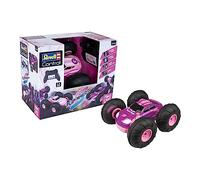 Vehículo teledirigido Stunt Car Flip Racing Rosa