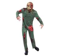 Revenge Killer Gas Mask Zombie Costume - L