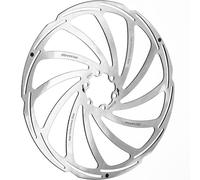 Reverse Bicicleta de Montaña MTB Disco de Freno 220mm Acero Plata