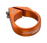 Abrazadera de Sillín Reverse Ø34,9 mm Naranja con Tornillo Antirrobo Reverse