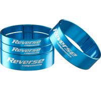 REVERSE Components Kit de Espaciadores Ultra-Light 1 1/8" azul