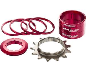 REVERSE Components Kit de una sola velocidad HG 13T rojo