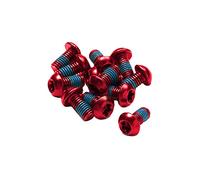 Reverse Components Reverse Disc Rotor Bolt Set-12 pcs. (Red), Women's, Rojo, M5x10