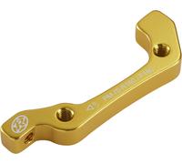 Reverse Freno Bicicleta MTB Adaptador Is-Pm Trasera Ø160mm/Delantero Ø180mm Oro