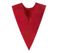 Reversible Graduation Stole, V Neck Ceremony Scarf, 180cm Stole with Solid Color, Smooth Fabric Graduation Stoles, Award Scarf with Classic Design, Choir Stoles for Event Use