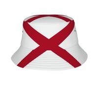 Reversible Sombreros De Pescador Bandera De Alabama Al Aire Libre Visera Plegable Sombrero De Pesca para Verano Hombre Mujer