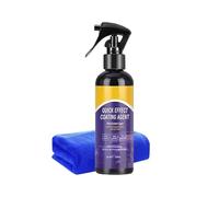 Revestimiento Cerámico Para Automóvil - Spray De Acabado Brillante De 100 Ml Con Toalla | Restaurador De Pintura Para Automóviles Hidrofóbico Resistente A La Suciedad | Para Restauración De Molduras E