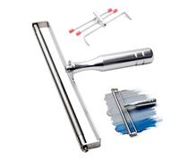 Revestimiento de barra de alambre de acero inoxidable, herramienta de raspado de tinta manual, aplicador preciso de película húmeda, 240 mm, para revestimientos y barnices de precisión
