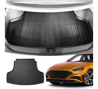 Revestimiento de Carga Premium para Hyundai Sonata 2020-2023, protección 100%, Ajuste Personalizado, tapete de Carga Negro para Todas Las Estaciones, Revestimiento de Maletero medido con láser en
