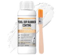 Revestimiento de Caucho Líquido Goma, Pintura Caucho, Recubrimiento Protector Impregnado en Líquido, Adhesive Tapes para Alicates y Herramientas de Joyería, Manualidades de Bricolaje-Blanco,150g