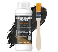 Revestimiento de Caucho Líquido Goma, Pintura Caucho, Recubrimiento Protector Impregnado en Líquido, Flexible y Removible Para Alicates y Herramientas de Joyería, Manualidades de Bricolaje-Negro,150g