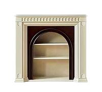 Revestimiento de chimenea Gabinete de repisa chimenea pequeña minimalista moderno, escritorio entrada madera maciza, estante for colgar en la pared, gabinete lateral, decorativo Decorativo