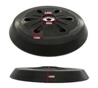 Revestimiento de espuma para lijadora orbital, disco de pulido de 150 mm, 6 agujeros, dureza media, para Festool SX E 425 XL SXE 450 TurboTec, soporte adhesivo para madera y metal