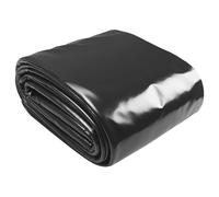 Revestimiento de estanque de peces negro de alta densidad de 6.5 x 23 pies, membrana resistente al desgarro de PVC y HDPE, perfecto para acuicultura, impermeable e infiltración