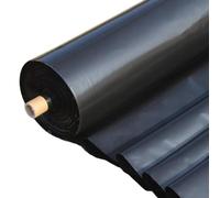 Revestimiento de Estanque Flexible Jardín Impermeable Pond Liner 1×8m 2×9m 5×5m 8×10n 10×10m Lona Estanque Exterior Lámina Estanque para Cascada Estanques de Peces Negro(Tamaño:4x4)