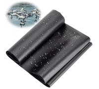 Revestimiento de estanque negro resistente de 2 x 4 m, 3 x 4 m, 4 x 4 m, 5 x 4 m, membrana de PVC de grosor para estanques koi, cascadas y uso en jardín, cubierta impermeable duradera