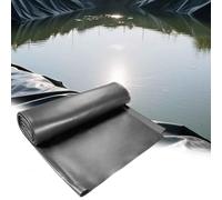 Revestimiento de estanque preformado de 4 x 5 m a 8 x 10 m, membrana impermeable de polietileno de alta densidad negra para estanques de peces, piscinas de koi, fuentes de jardín y características de