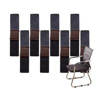 Revestimiento de fieltro para muebles, almohadillas para muebles recortables para patas de taburete, 8 unidades, banda protectora para suelos y guías, ideal para suelos de madera, cerámica, oficina y