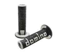 Domino Empuñaduras ergonómicas A360 Off-road Comfort Negro/Gris Ø22 mm L120 mm cerradas