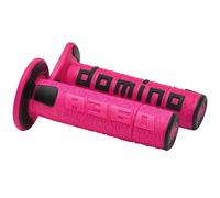Revestimiento de manillar Domino para moto off road a360 fucsia-negro con extrem