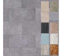 Revestimiento de paredes WellHome Aqua Hormigon Boston , caja 9 lamas, 1,62m2, paneles de 600x300x4 mm