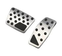 Revestimiento de pedal Cubierta Protectora De Acero Inoxidable Para Pedal Freno Gas Coche Carmilla AT Para Fiat 500X 500 X 2014-2021(AT Without Rest)