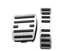 Revestimiento de pedal Para Chery Para Tiggo 7 8 Para Pro Para Plus Para 2 3X 4 5X Para Tiggo7 Cubierta del pedal del freno del acelerador del automóvil Gasolina automática(AT Silver)