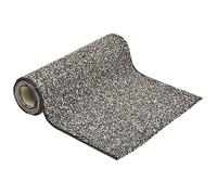 Revestimiento de piedra gris de 1000 x 40 cm, borde de jardín resistente a la intemperie para caminos, bordes y lacapes, ribete para exteriores para un atractivo estético moderno