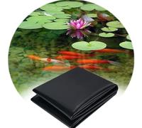 Revestimiento de polietileno de alta densidad para estanques de peces y jardines acuáticos, membrana negra flexible, forro preformado duradero para estanques pequeños, fuentes y cascadas. Disponible