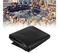 Revestimiento de Polietileno Negro de Alta Resistencia, Resistente a los Rayos UV, Apto para estanques de Peces, Fuentes y Jardines acuáticos; Cubierta Impermeable (4 x 5 Metros).