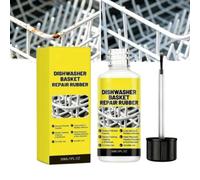 Revestimiento de reparación de estante para lavavajillas, 30 ml, kit de reparación de estante de lavavajillas, fuerte flexibilidad de adherencia, resistencia a altas temperaturas y alta presión, para