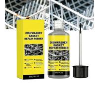 Revestimiento de reparación de estante para lavavajillas, 30 ml, kit de reparación de estante de lavavajillas, fuerte flexibilidad de adherencia, resistencia a altas temperaturas y alta presión, para