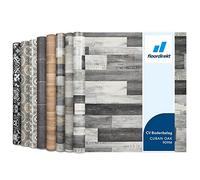 Revestimiento de Suelo CV en imitación de Madera, Suelo de PVC, se Vende por Metros, Antideslizante y fácil de Limpiar, Suelo de Vinilo (200 x 200 cm, Plaza | Roble Cuban 909M)