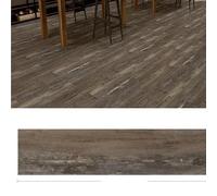 Revestimiento de Suelo de PVC Autoadhesivo Pegatina De Suelo Con Vetas Madera Autoadhesiva For Sala Estar, Baño, Cocina, Papel Tapiz PVC, Decoración, Pared Impermeable(W-6046-1,914x152mm 10piece)