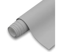 Revestimiento de Vinilo Autoadhesivo Profesional para Pared, Puertas, Muebles, Cocina y Baños - Gris Lunar KS1825 - Sin Obra - Alta Resistencia - Envío desde España - 62 x 100 cm