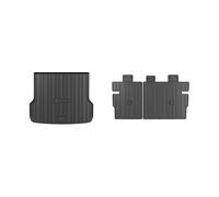 Revestimiento del Maletero Ajuste para Zeekr 7X 2025 Estera de Maletero de Coche para Todas Las Estaciones Alfombrilla de Carga Negra revestimientos de Maletero medidos Cubremaleter(A1)