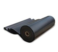 Revestimiento Flexible de Estanque para Peces de HDPE - Impermeable, Duradero para Fuentes de Jardín y de Patio Trasero, Negro, Grosor 20S