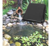 Revestimiento flexible de polietileno de alta densidad para estanques Koi, membrana flexible de 0,12 mm, tamaños disponibles: 2 x 9 m, 4 x 10 m, 7 x 7 m, 9 x 15 m, color: negro, cubierta de depósito