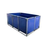 Revestimiento flexible de PVC para estanque con marco de acero, pecera plegable, piscina sobre el suelo, almacenamiento de agua con válvula de drenaje